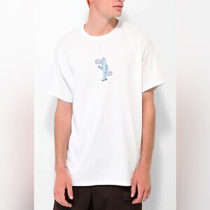 NWT aLab Men’s White Graphic Short Sleeve T-Shirt “Toot…I Love You” - Size M